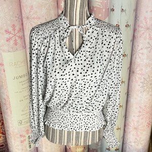 rachel zoe heart blouse